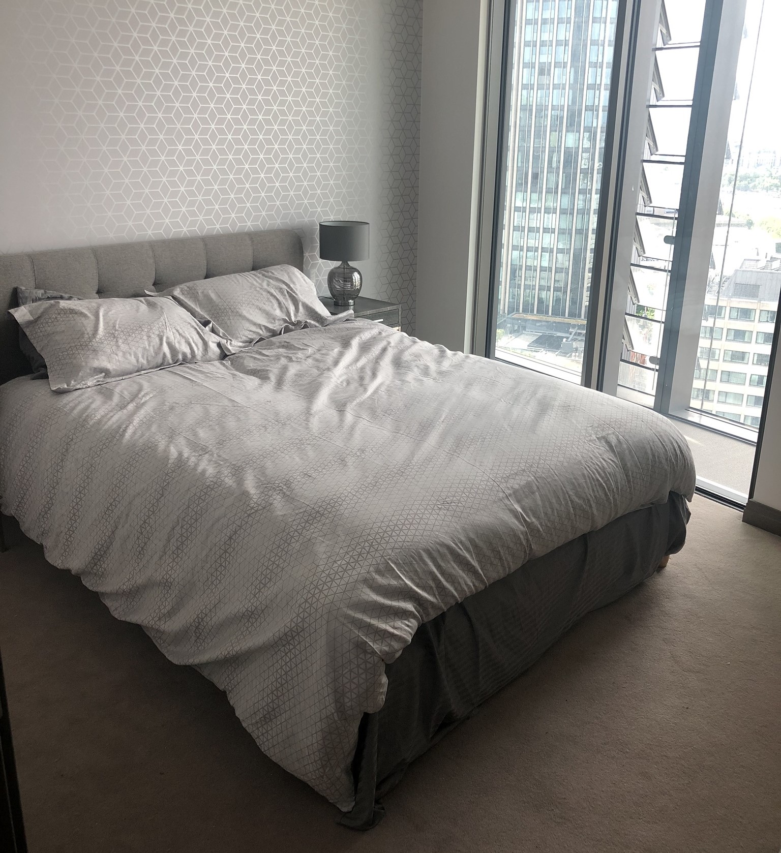 Master bedroom with Thames views